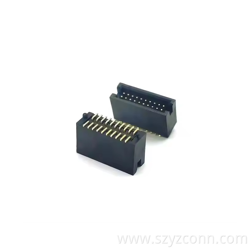1.27mm Pitch Heighten Type Box Header SMT H9.09.917.8mm 10P-100P (1) 1.27mm Pitch Heighten Type Box Header SMT H9.09.917.8mm 10P-100P (1)